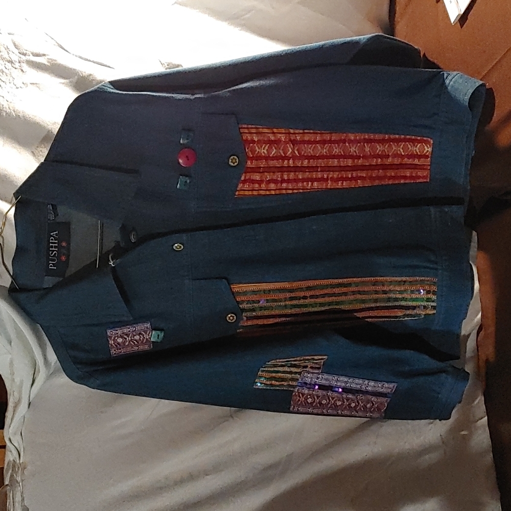 Ladies Denim Jacket with designs